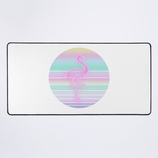 Item preview, Retro 80s Tropical Sun Vaporwave Summer Pink Flamingo designed and sold by IZiets.