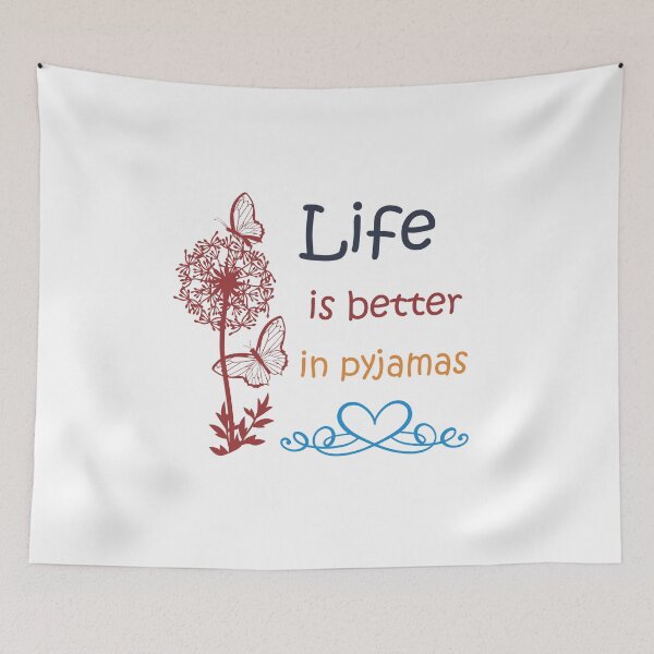 Item preview, Life is better in pajamas designed and sold by VitoTDesign.