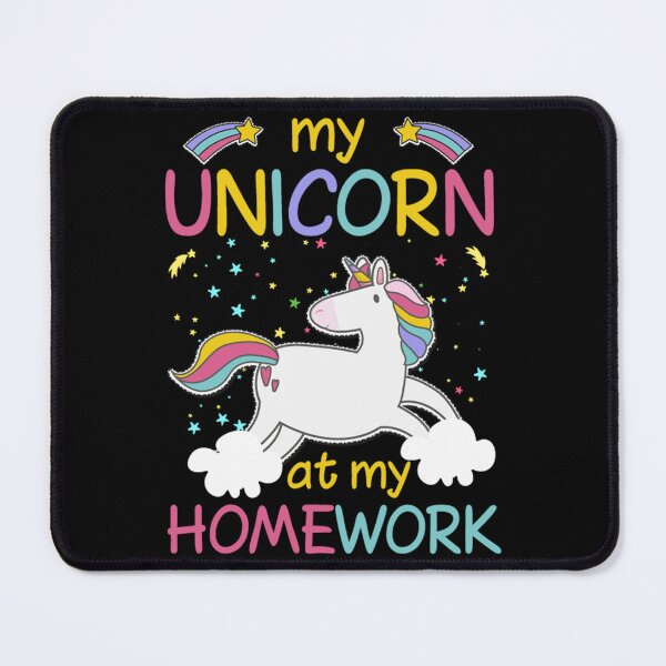 Item preview, my unicorn ate my homework-funny animals typography designed and sold by Hartics.