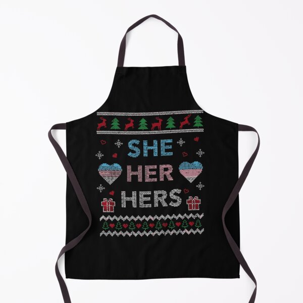Item preview, She Her Hers Lgbt Trans Pride Funny Gift Ugly Christmas designed and sold by denissebla.