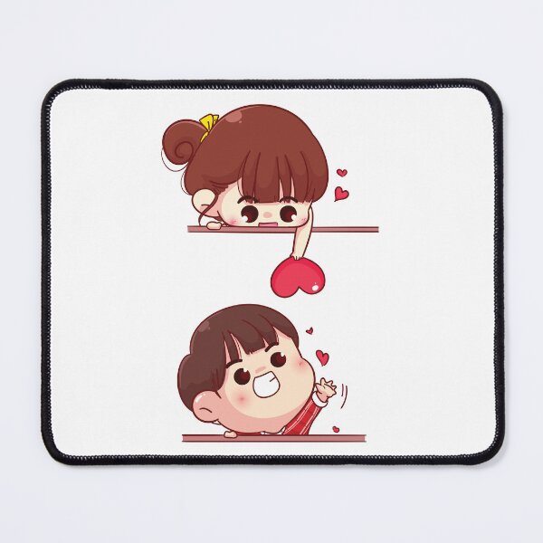 Item preview, Lovers Couple Sending Heart designed and sold by bau-shop.
