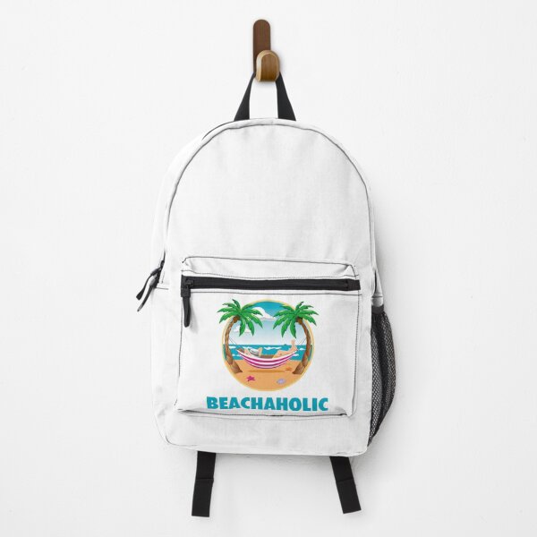 Item preview, beachaholic. beach lover. Beach t-shirt, siesta between palm trees, funny, phrase, beach, vacation, design designed and sold by DALIO666.