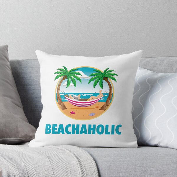 Item preview, beachaholic. amante de playas. Remera de playa, siesta entre palmeras, gracioso, frase, playa, vacaciones, diseño designed and sold by DALIO666.