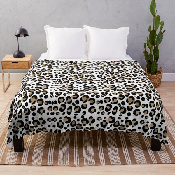 Item preview, leopard skin patters, snow leopard skin animal lovers colors black and white and brown designed and sold by kikinafashion.