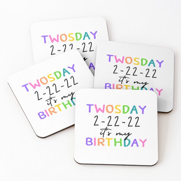 Item preview, Twosday Is My Birthday short designed and sold by LUX2Boutique ★★★★★.