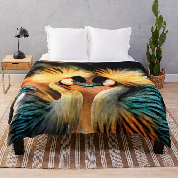 Item preview, Grey Crowned Cranes designed and sold by Susan Maxwell Schmidt.
