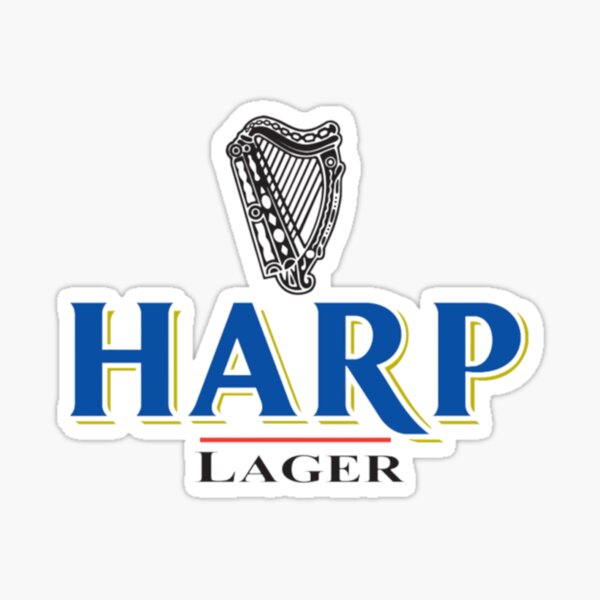 HARP Ireland Lager guinness Pure Irish Pint STICKER decal craft brewery brewing 