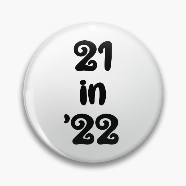 Item preview, 21 in 22  | 21st Birthday | Turning 21 in 2022 | 21st Birthday Gift designed and sold by Violet Treasures.