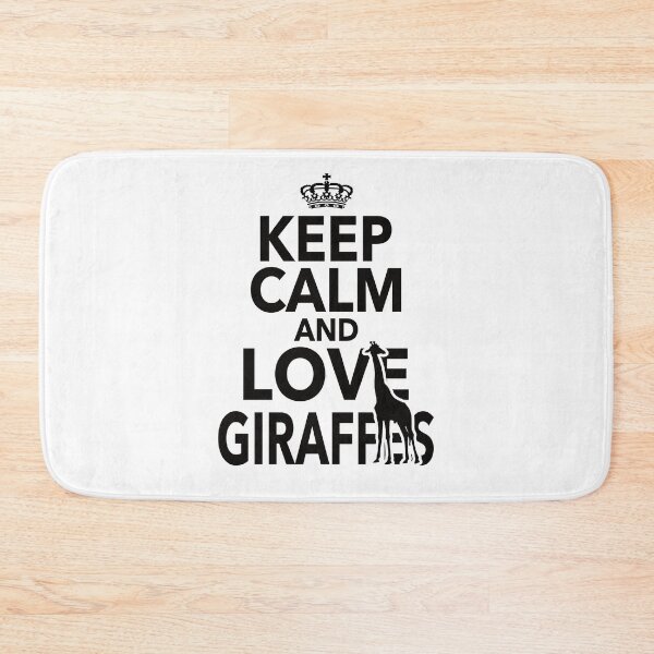 Item preview, Keep Calm And Love Giraffes Gift For Men Women Giraffe Lovers designed and sold by JooArtPrints  ★★★★★.