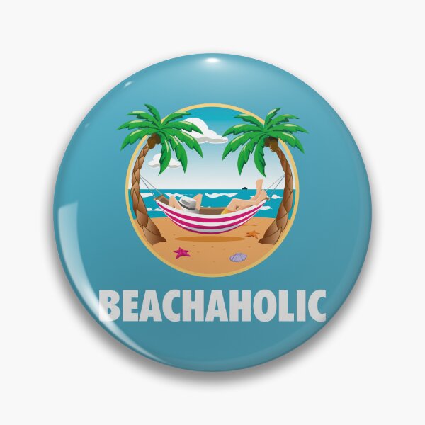 Artikelvorschau, Strandsüchtig. Strandliebhaber. Strandt-shirt, Siesta zwischen Palmen, lustig, Phrase, Strand, Urlaub, Design entworfen und verkauft von DALIO666.