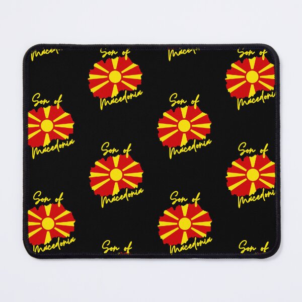 Item preview, Son of Macedonia Map Flag designed and sold by NovawayDirect.