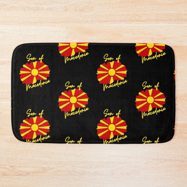 Item preview, Son of Macedonia Map Flag designed and sold by NovawayDirect.