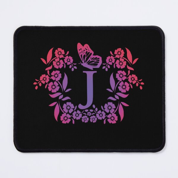 Item preview, Ornamental Letter J, Purple And Red Heart Butterfly, Gold Monogram Ornament designed and sold by PROMEN Creativity.