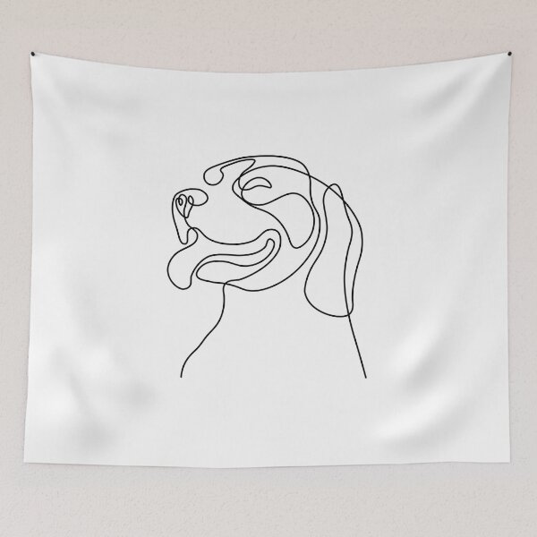 Item preview, One line Labrador. designed and sold by TheMoodyQueen.