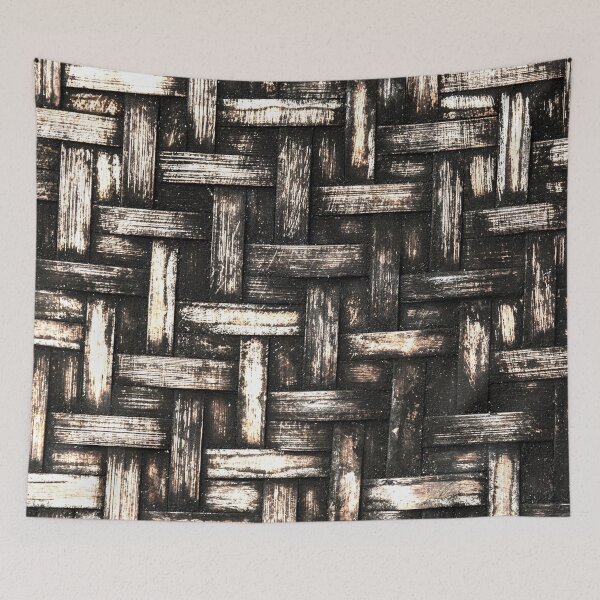 Item preview, Weaved fabric or pattern in light and dark colors designed and sold by ReachForArt.