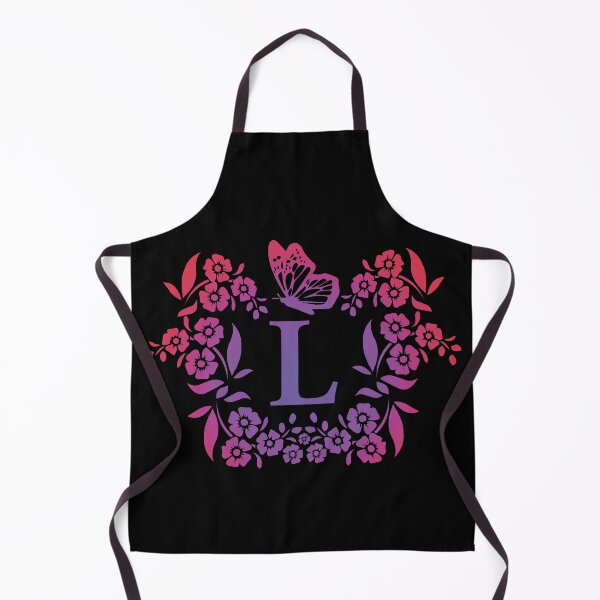 Item preview, Ornamental Letter L, Purple And Red Heart Butterfly, Gold Monogram Ornament designed and sold by PROMEN Creativity.