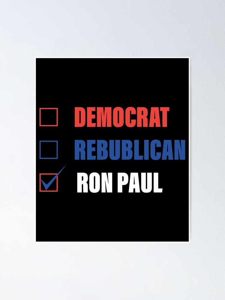 "Ron Paul Libertarian for President 2024" Poster for Sale by khaled80