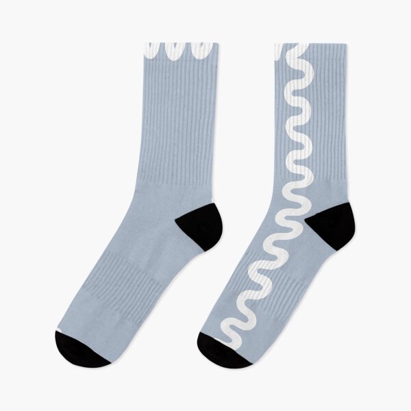 Item preview, Wavy Lines - Blue White designed and sold by technicolorable_art.