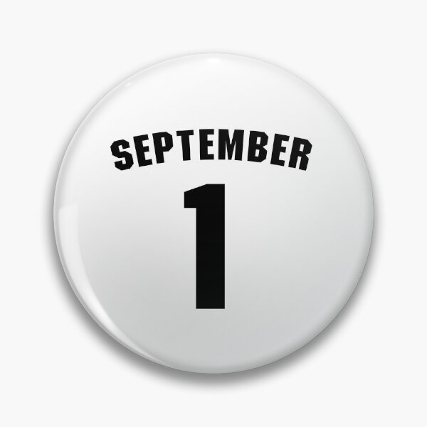 Item preview, Date of birth  1 September  birthday gift sport design designed and sold by Panya-Design.