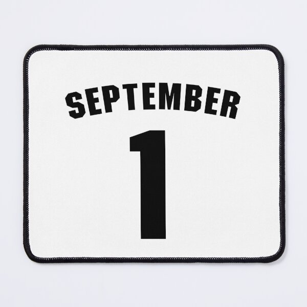 Item preview, Date of birth 1 September birthday gift sport design designed and sold by Panya-Design.