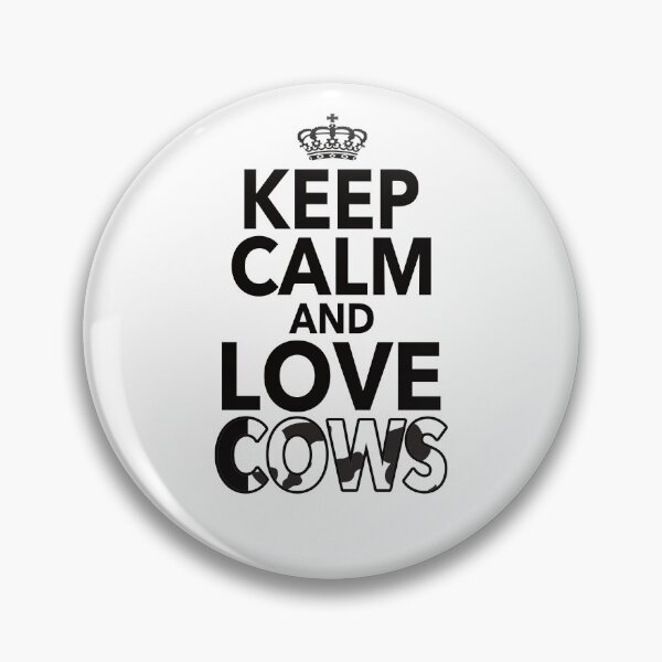 Item preview, Keep Calm And Love Cows Gift For Men Women Kids Cow Lovers designed and sold by JooArtPrints  ★★★★★.