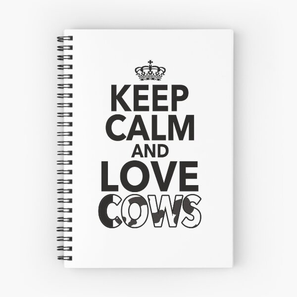 Item preview, Keep Calm And Love Cows Gift For Men Women Kids Cow Lovers designed and sold by JooArtPrints  ★★★★★.