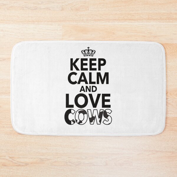 Item preview, Keep Calm And Love Cows Gift For Men Women Kids Cow Lovers designed and sold by JooArtPrints  ★★★★★.