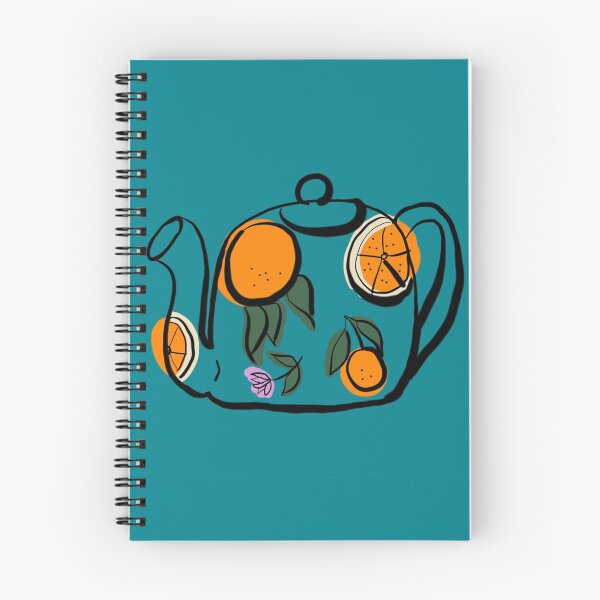 Item preview, Orange Teapot designed and sold by Renata Silva.