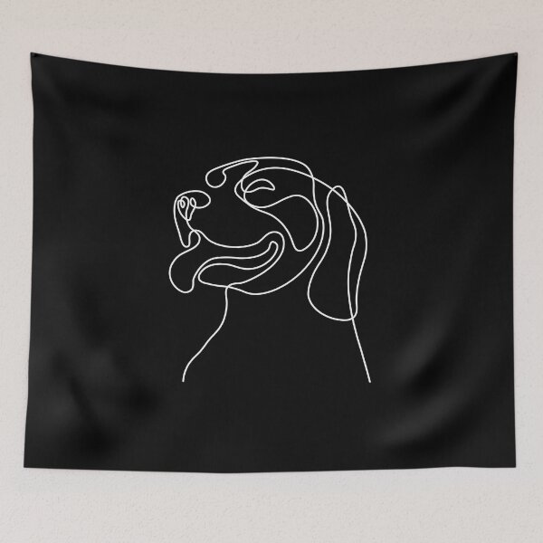Item preview, One line Labrador. designed and sold by TheMoodyQueen.