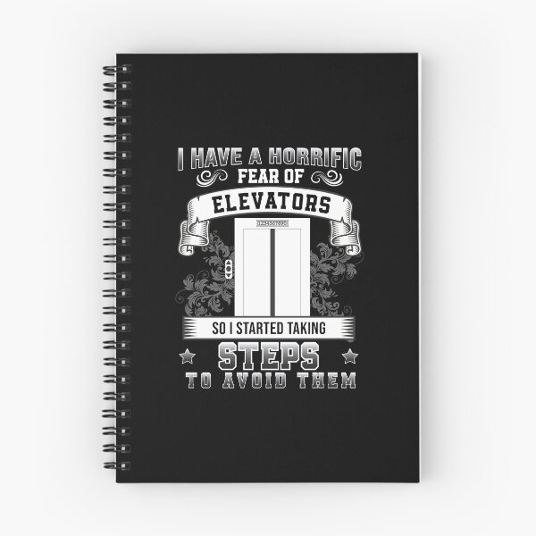 Item preview, Horrific Fear Of Elevators Started Taking Steps Funny designed and sold by StrongShirts.