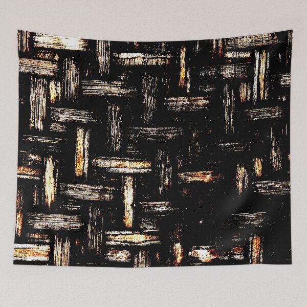 Item preview, Weaved fabric or pattern in light and dark colors designed and sold by ReachForArt.