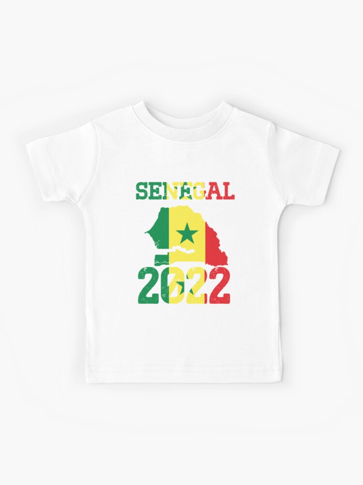 senegal soccer jersey 2022' Kids T-Shirt for Sale by frijaaido