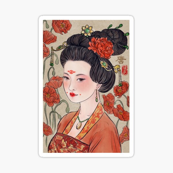 Tang Dynasty Sticker