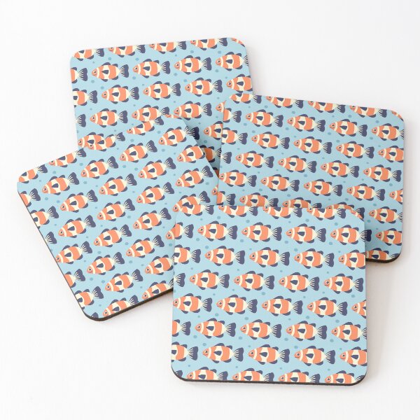 Item preview,  Fishes in the light blue | Beautiful Fishes Pattern designed and sold by SeemDev786.