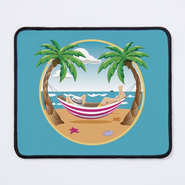 Item preview, beachaholic. beach lover. Beach t-shirt, siesta between palm trees, funny, phrase, beach, vacation, design designed and sold by DALIO666.
