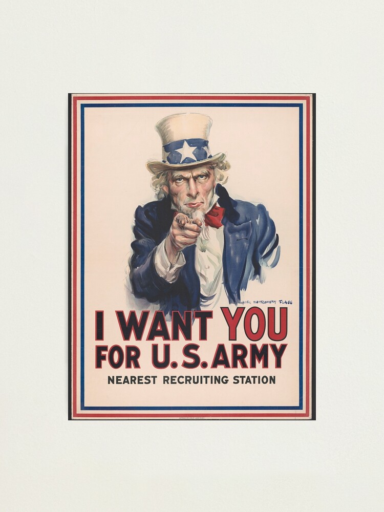  uncle sam i want you poster us army retro poster photographic