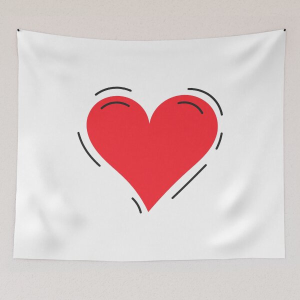 Item preview, Beating red heart illustration designed and sold by StudioBarcelona.