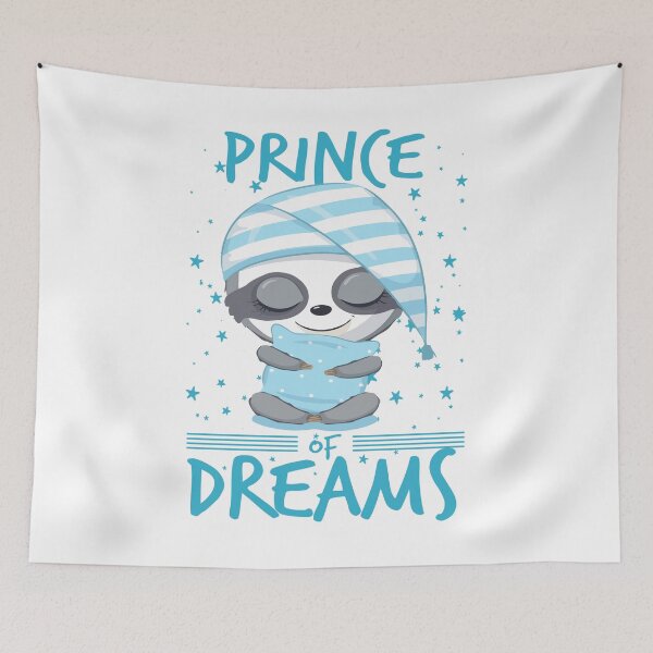 Item preview, sloth prince of dreams-funny animals typography designed and sold by Hartics.