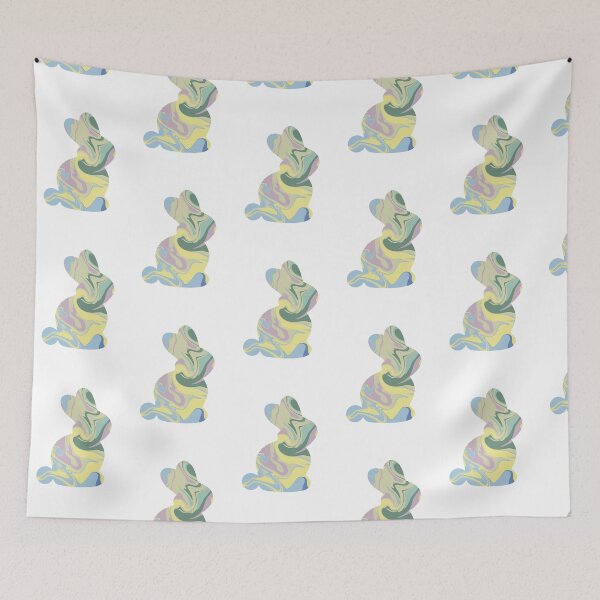Item preview, Easter Bunny Pastel Swirls designed and sold by PumpkinJoy.