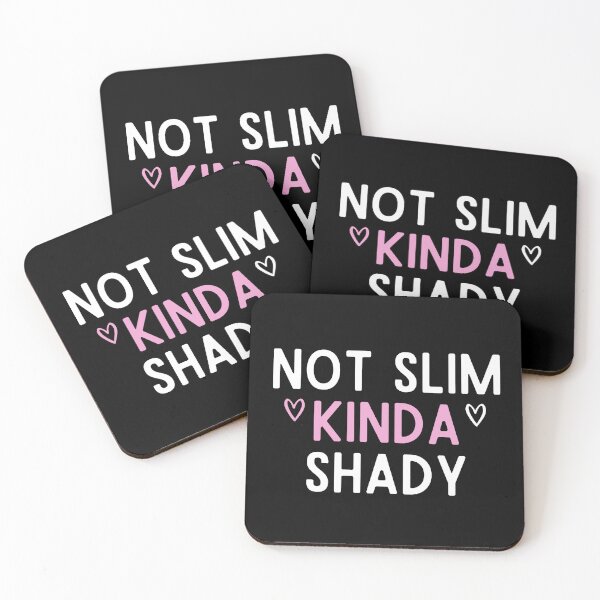 Item preview, vintage Not Slim Kinda Shady Cool Typography  designed and sold by X-Trends.