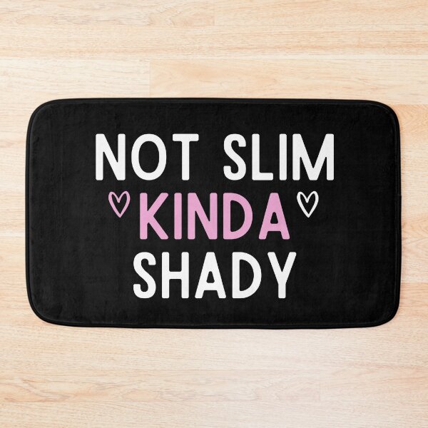 Item preview, vintage Not Slim Kinda Shady Cool Typography  designed and sold by X-Trends.