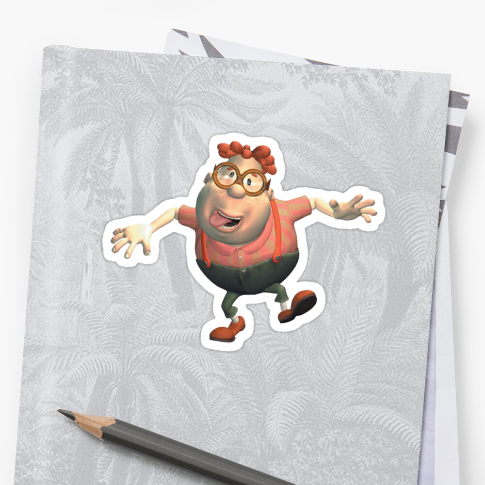 Jimmy Neutron Carl Wheezer Sticker By Rosso46 Redbubble 9044