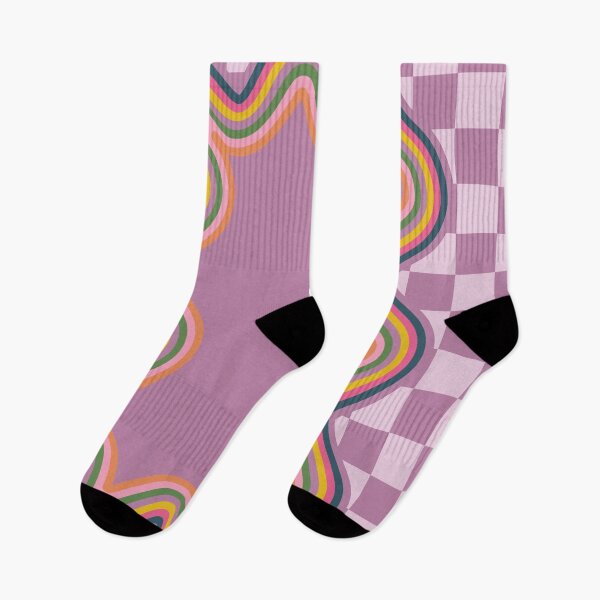 Artikelvorschau, Purple Checkerboard Wavy Lines entworfen und verkauft von technicolorable_art.