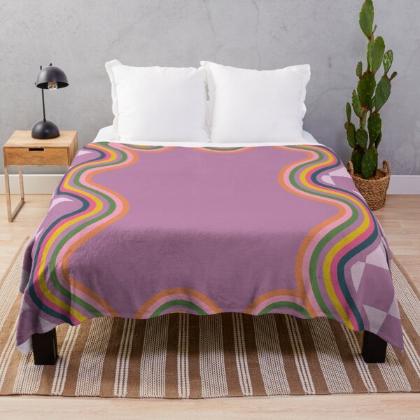 Artikelvorschau, Purple Checkerboard Wavy Lines entworfen und verkauft von technicolorable_art.