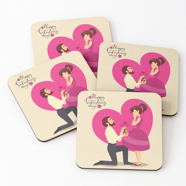 Item preview, Marry me cartoon illustration for valentines day. designed and sold by deeplaxman.