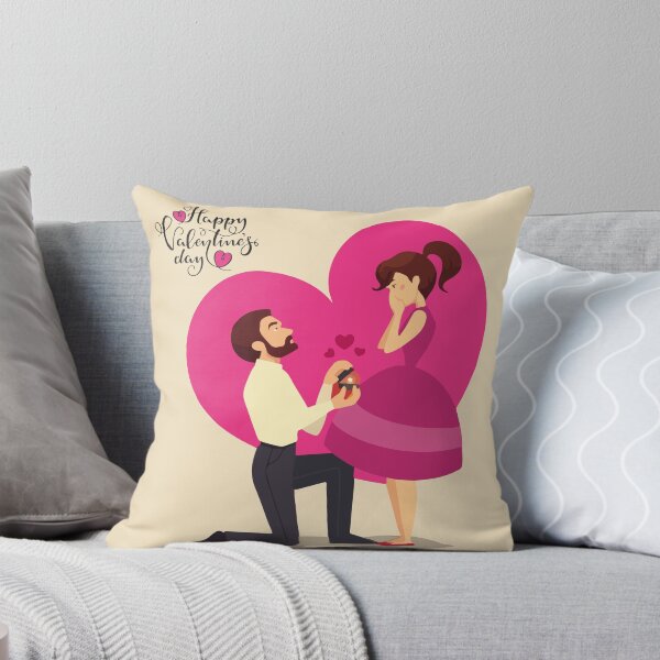 Item preview, Marry me cartoon illustration for valentines day. designed and sold by deeplaxman.
