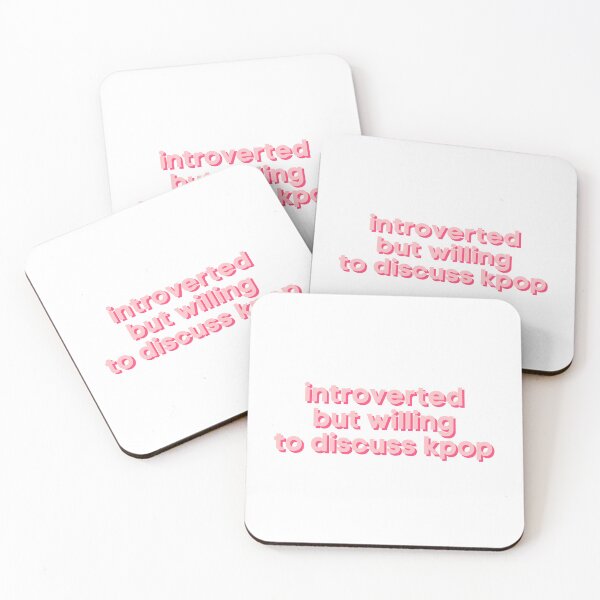 Item preview, introverted but willing to discuss kpop designed and sold by Colorful-Inspo.