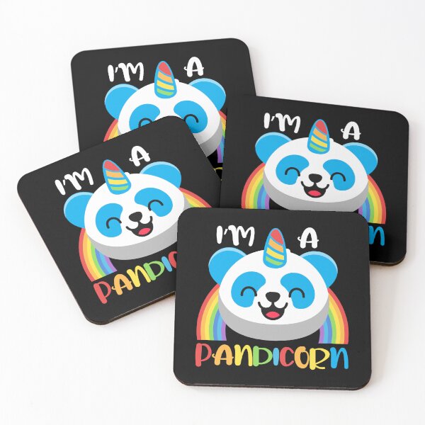 Item preview, i am pandicorn-funny animals typography designed and sold by Hartics.