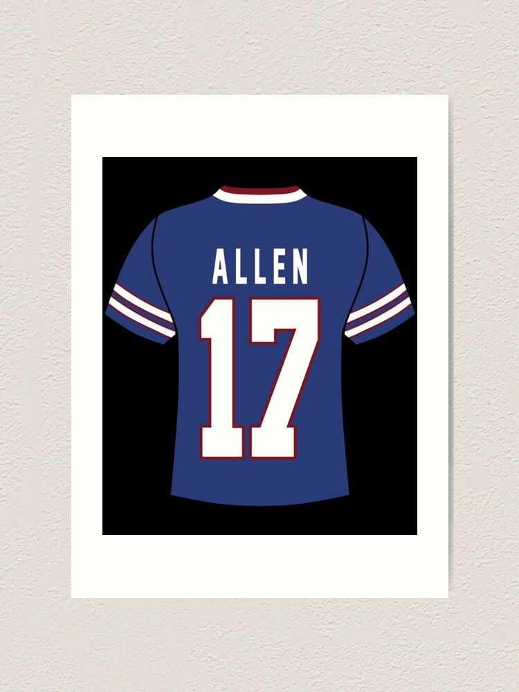 17 Josh Allen 17 Buffalo Bills Great Player 2020 Nfl Custom Name And Number  Polo Shirt