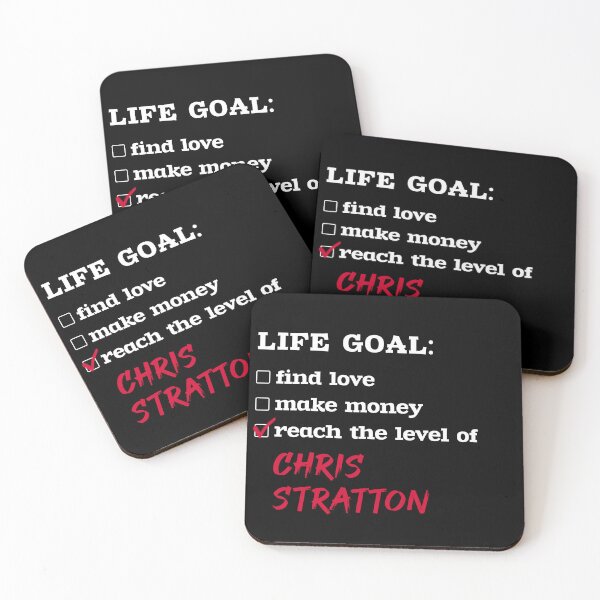 Item preview, Chris Stratton - Life goal designed and sold by 2Girls1Shirt.